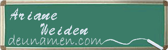 Ariane Weiden Visitenkarte